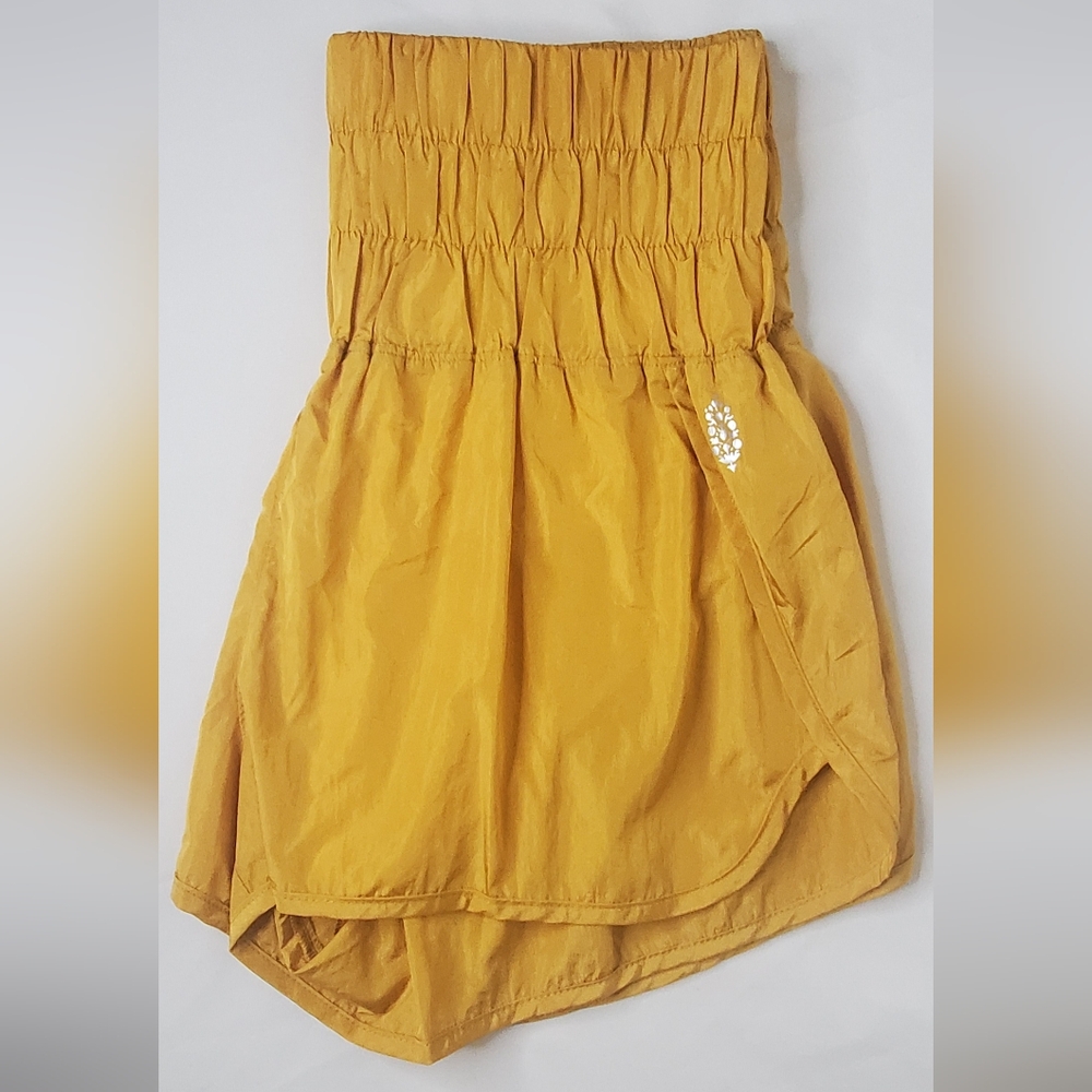 Free People -Size S - FPMovement High Waist Yellow Athletic Shorts